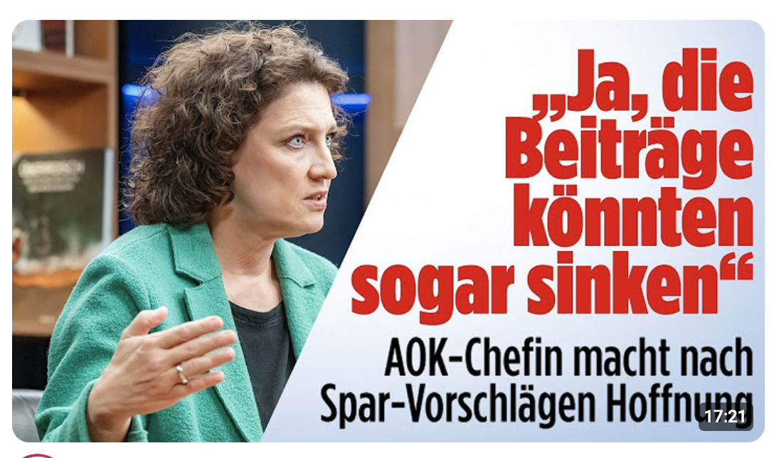 Krankenkassen vor dem Kollaps: AOK-Chefin Carola Reimann fordert harte Sparreformen 