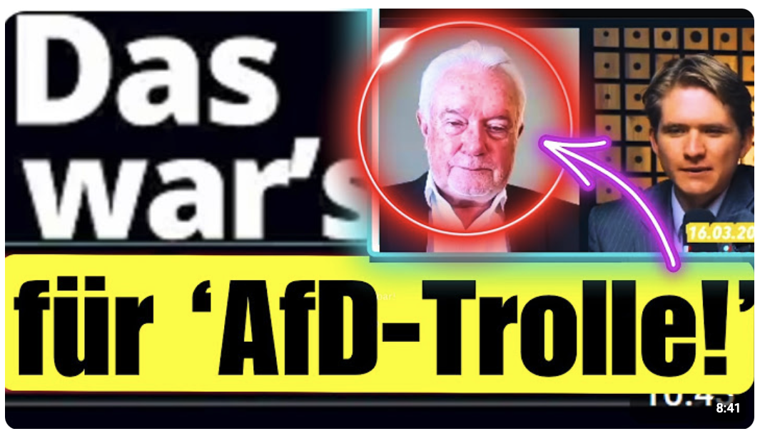 Kritiker für Kubicki alles „AfD-Trolle“ – So wird Kubicki die FDP endgültig verenden !