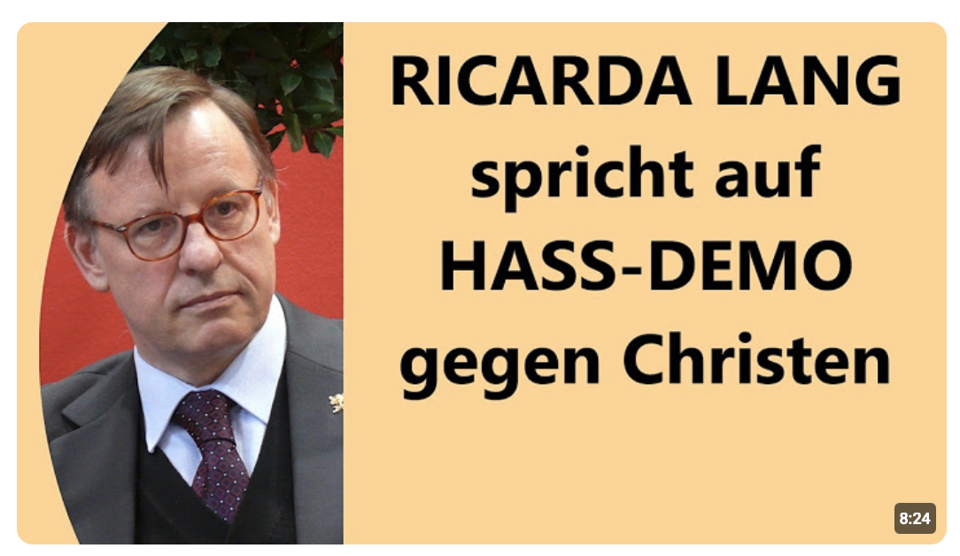 „Kirchen sollen brennen“ – Ricarda Lang, Britta Haßelmann dabei – Schweigen im ÖRR