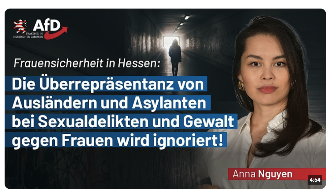 Überrepräsentanz von Ausländern bei Sexualdelikten und Gewalt gegen Frauen wird ignoriert!