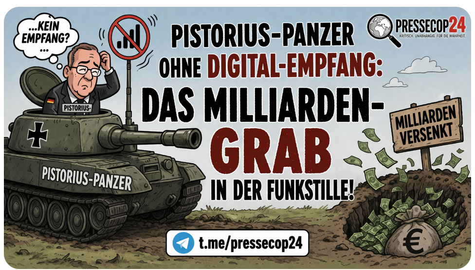 Pistorius-Panzer ohne Digital-Empfang: Das Milliarden-Grab in der Funkstille!