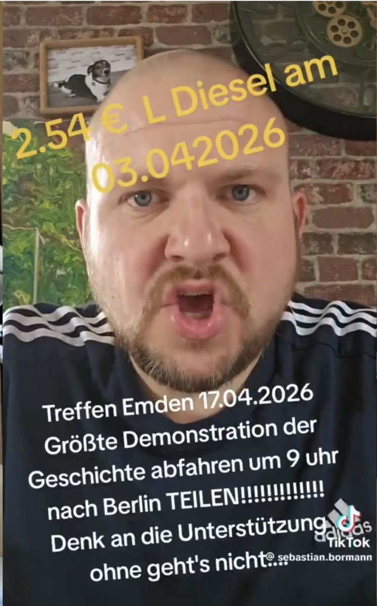 Am 17.04.2026 der größte Generalstreik den es jemals gab! Von Emden nach Berlin! Der größte Konvoi der Welt!