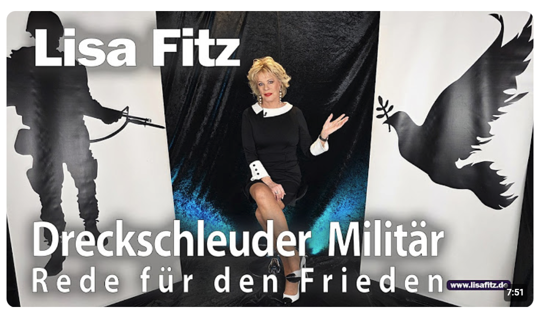 Dreckschleuder Militär – Rede für den Frieden