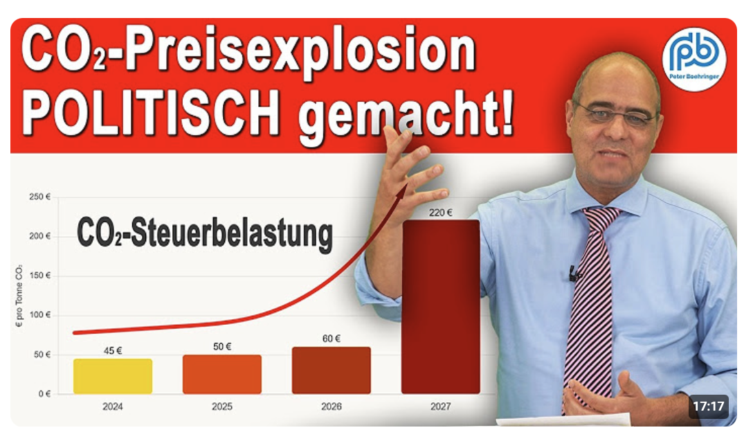 Drei kapitale Fehler: CO2, Kernkraft, Ukraine-Kreditmilliarden – Boehringer Klartext (260)