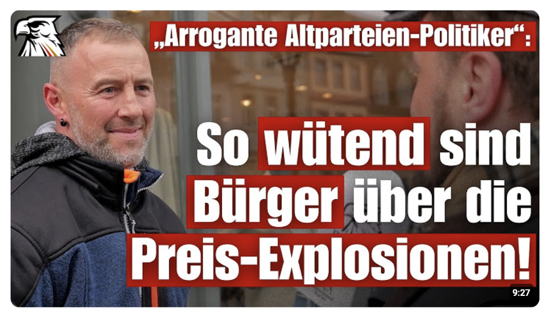 „Arrogante Altparteien-Politiker“: So wütend sind Bürger über die Preis-Explosionen!