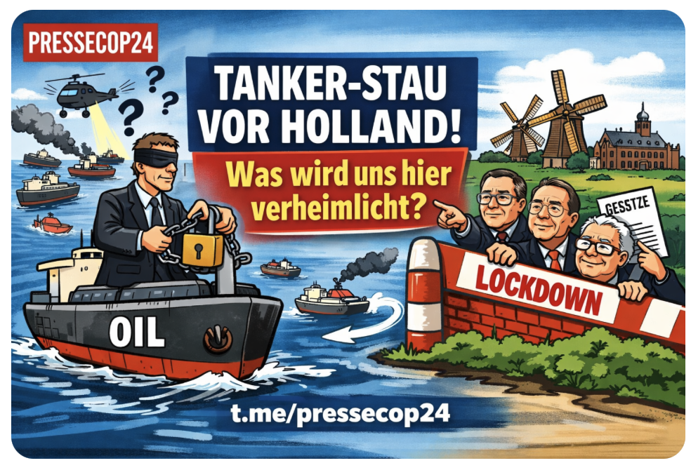 ÖL-ALARM VOR HOLLAND! TANKER-STAU AUF SEE – WAS WIRD HIER VERHEIMLICHT?