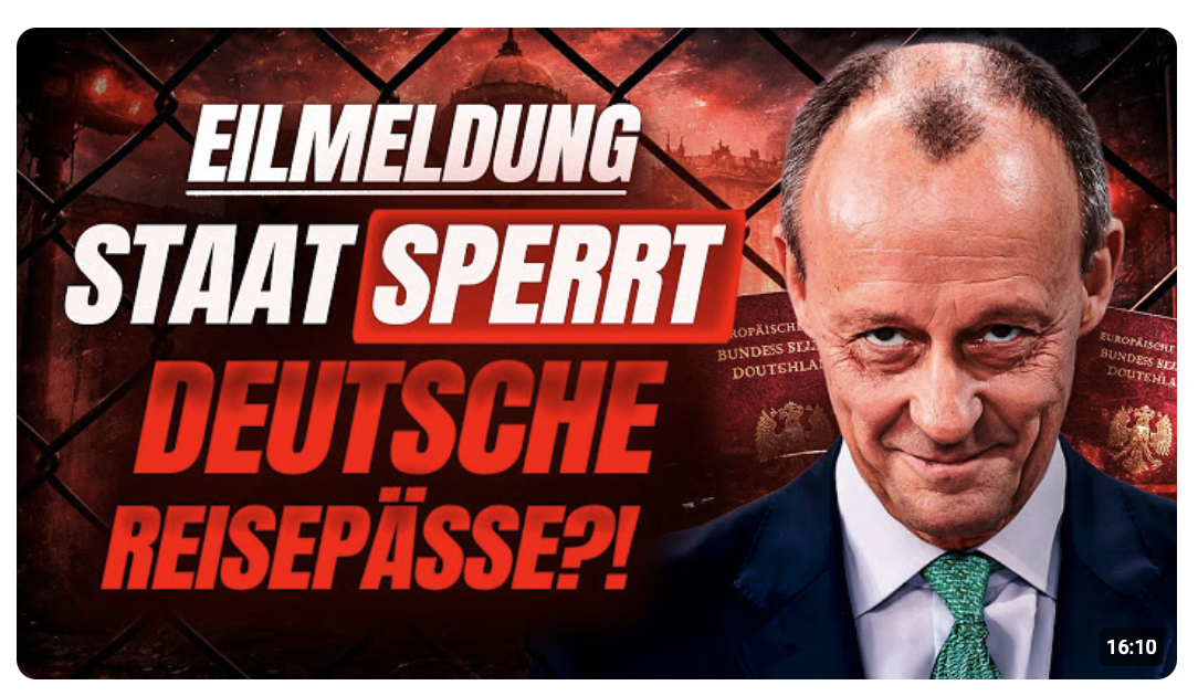 EILT: PASS SPERRE für DEUTSCHE?! SO sperrt der STAAT deinen REISEPASS!