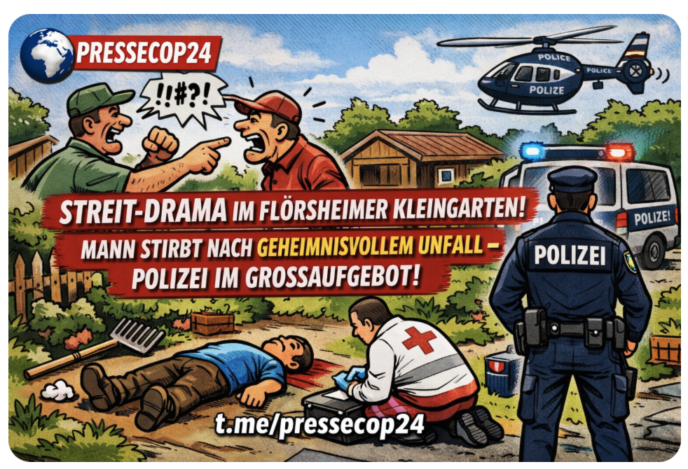 STREIT-DRAMA IM FLÖRSHEIMER KLEINGARTEN! MANN STIRBT NACH GEHEIMNISVOLLEM UNFALL – POLIZEI IM GROSSAUFGEBOT!