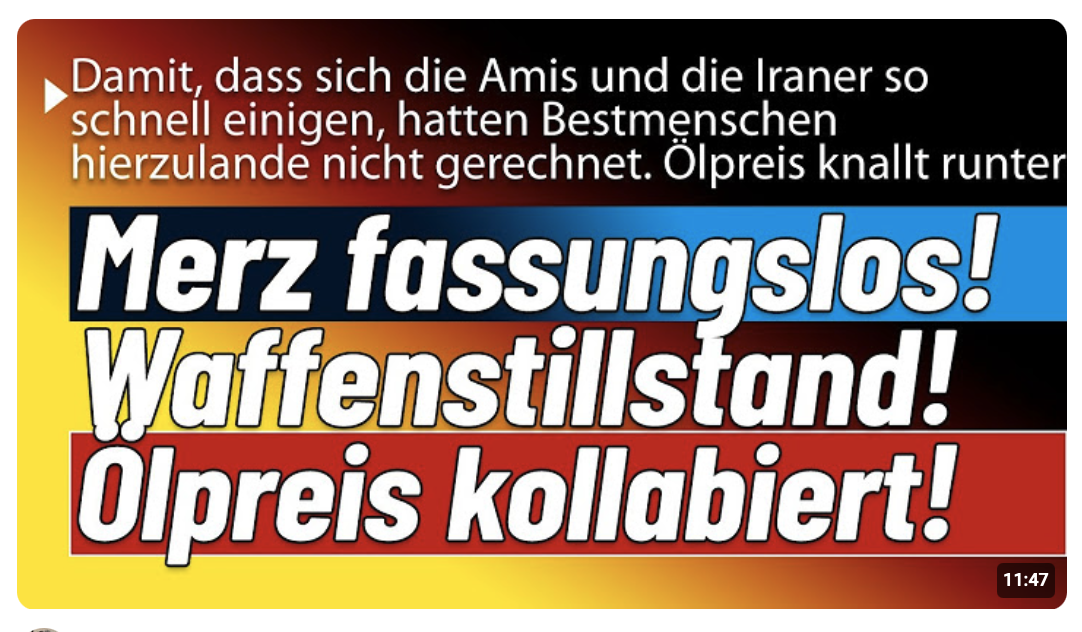 Waffenstillstand! Ölpreise knallen runter! Bundesregierung wurde nicht informiert!Untitled1