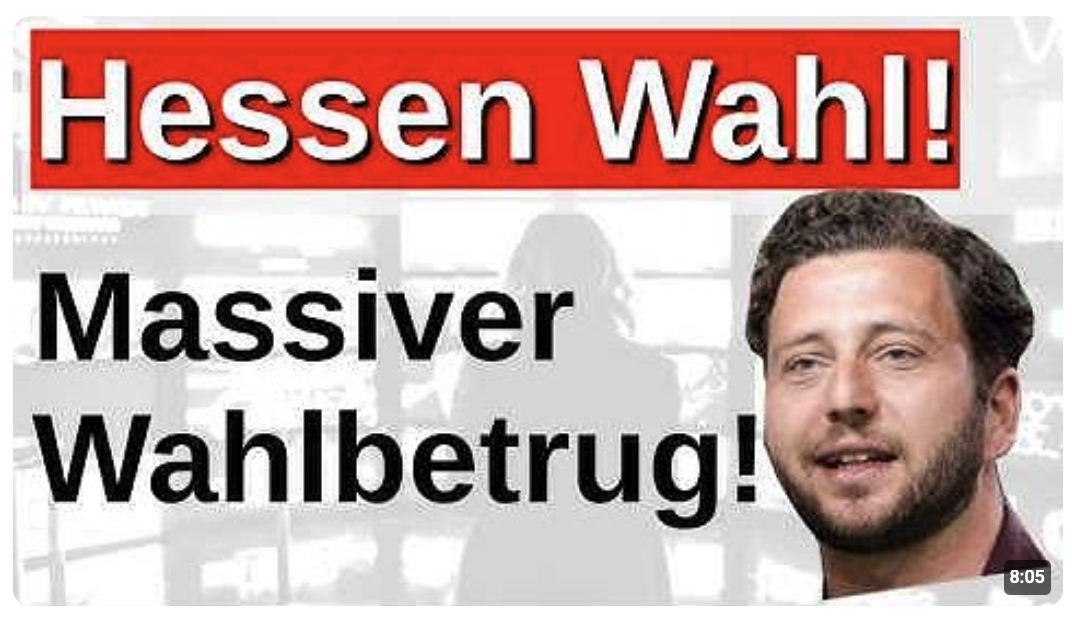 Hessen Kommunalwahl! Massiver Wahlbetrug! Briefwahl verbieten!