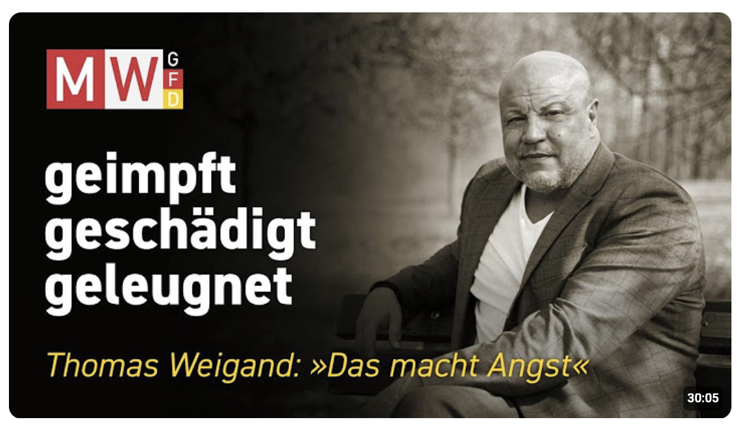 Thomas Weigand: Das macht Angst