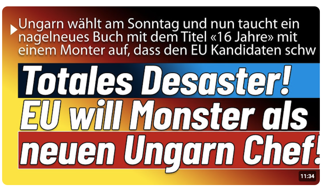 Riesiger Skandal um EU freundlichen Kandidaten in Ungarn! EX Frau schweigt nicht länger!