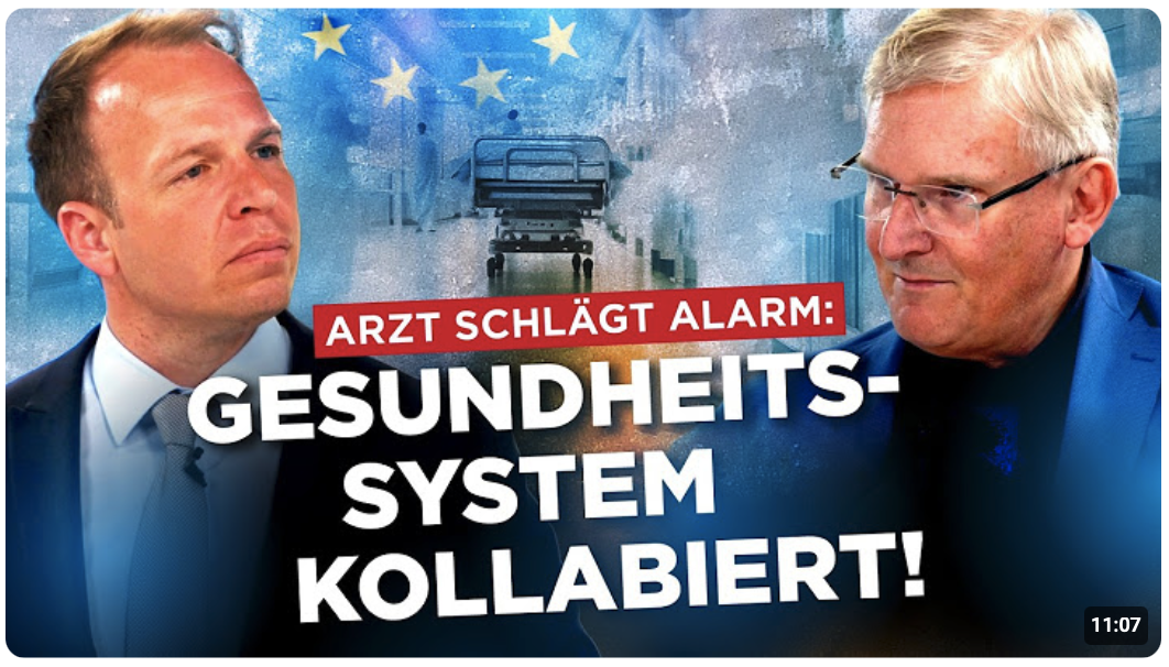 Arzt schlägt Alarm: Gesundheitssystem kollabiert! 4,1 Mio. Ärzte und Pfleger fehlen bis 2030!