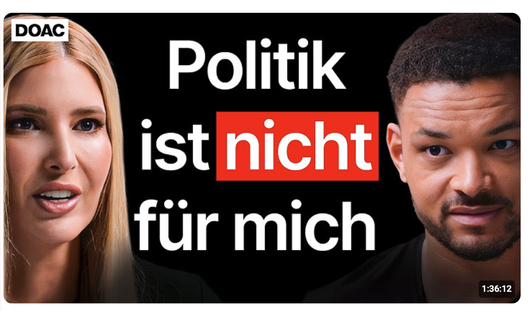 Ivanka Trump: Mein Vater weihte mich zwei Wochen vor seiner Kandidatur ein!
