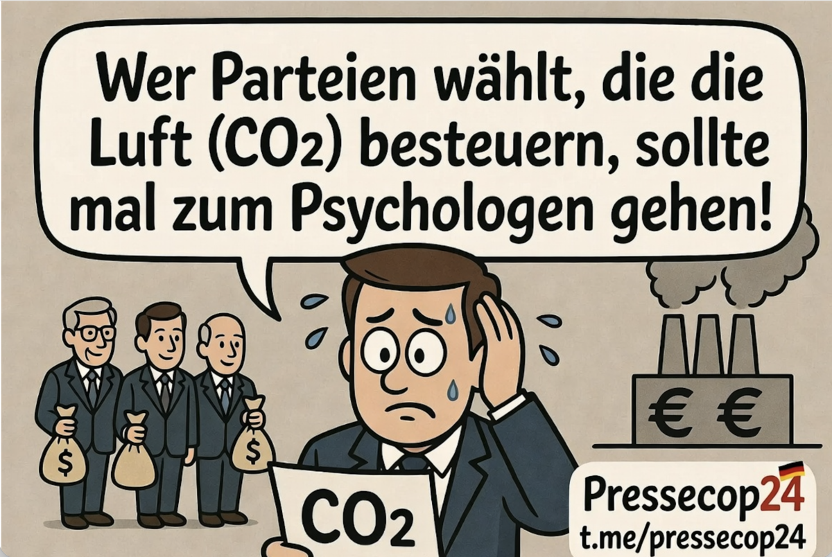 +++ CO₂-ZOFF ESKALIERT! KNALLHARTER SPRUCH SORGT FÜR EMPÖRUNG – „WER SO WÄHLT, GEHÖRT ZUM PSYCHOLOGEN!“ +++