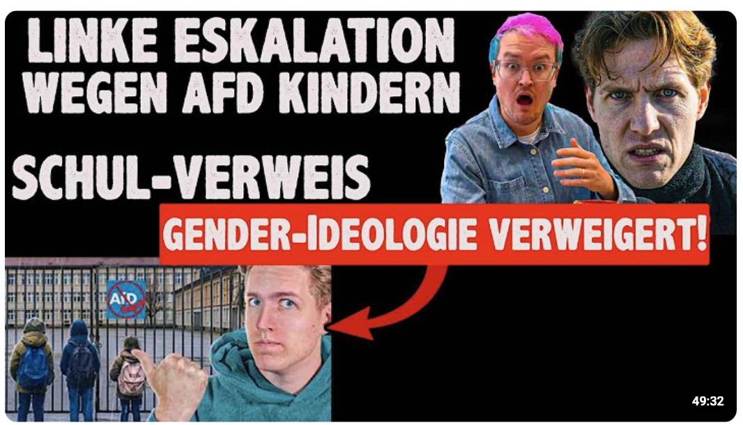 Linker Marcant mit linkem Lehrer über AFD Kinder REACTION Ideologie LEHRT mit!