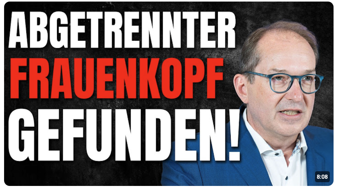 Abgetrennter Frauenkopf an Autobahn gefunden