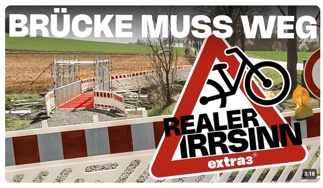 Realer Irrsinn: Bürgermeister baut einfach Brücke für Radfahrer in Friedland | extra 3
