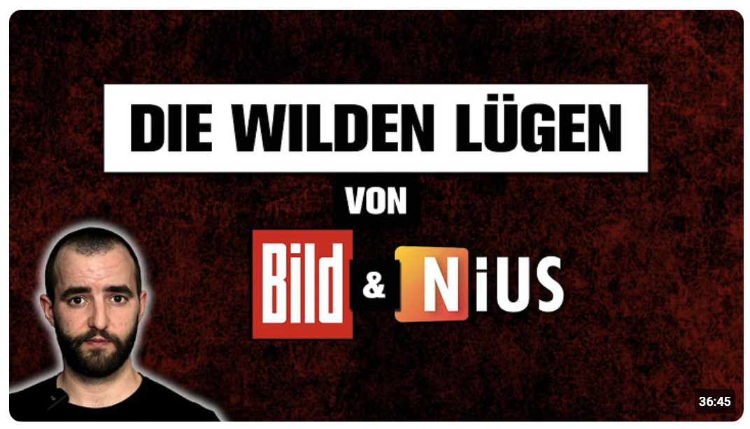 So krass werdet ihr von NIUS und BILD manipuliert