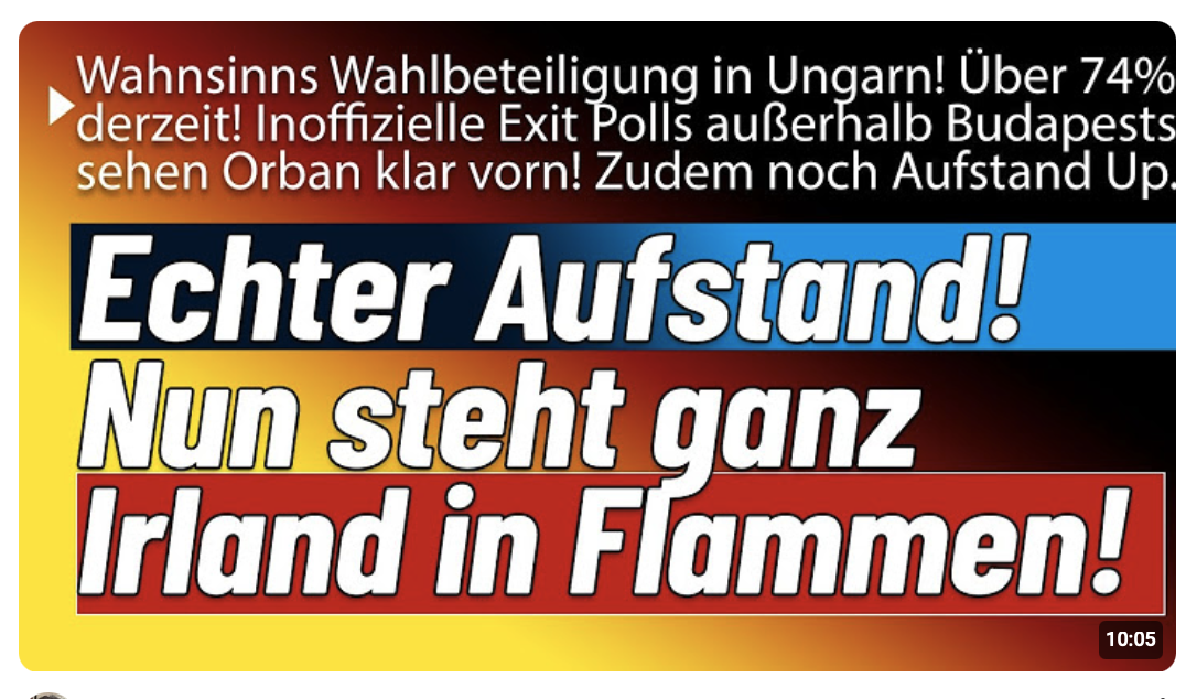 Nun stehen die Bürgern komplett auf! Irland in Flammen, Briten und Franzosen ziehen mit! & Ungarn!