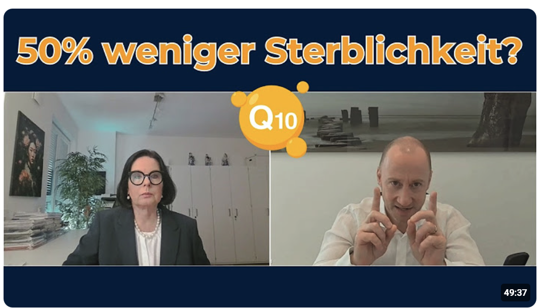 Coenzym Q10: Studie zeigt 50% weniger Sterblichkeit (!)