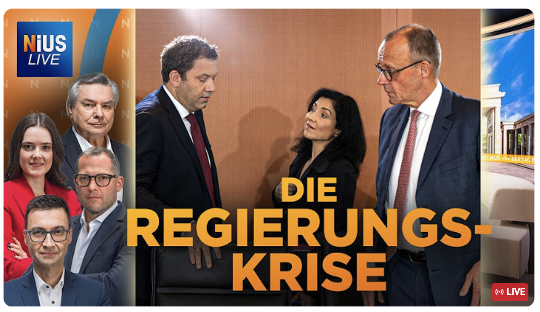 Merz gegen Reiche gegen Klingbeil: Fliegt die Regierung jetzt auseinander? | NIUS Live, 13.04.2026