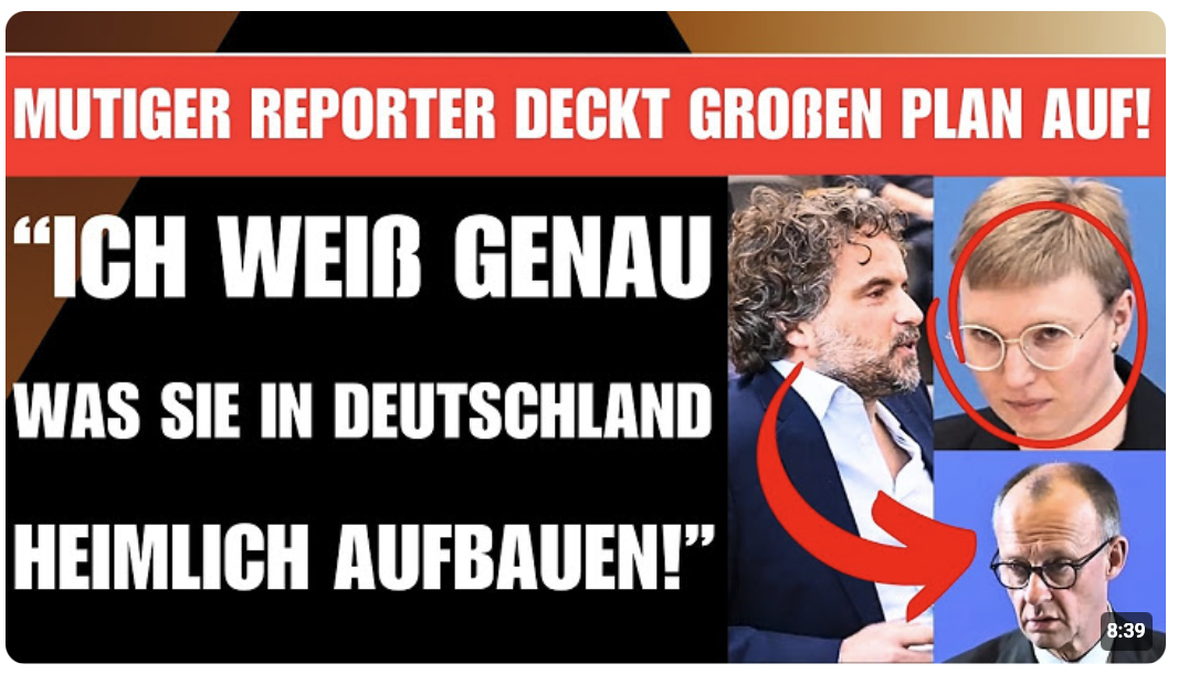 „DESWEGEN HABEN SIE WIRKLICH FLÜCHTENDE INS LAND GEHOLT!“   REPORTER ENTLARVT GEHEIMES SYSTEM