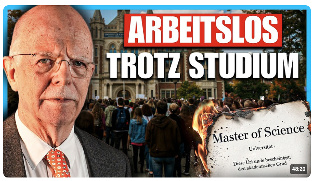 Professor warnt: Uni-Diplom wird bald wertlos!