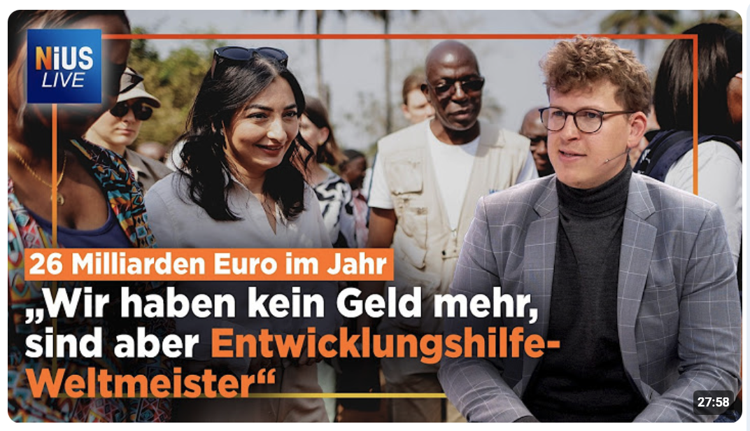 Deutschland pumpt Milliarden ins Ausland – und hat selbst keins mehr | NIUS Live vom 14.04.2026