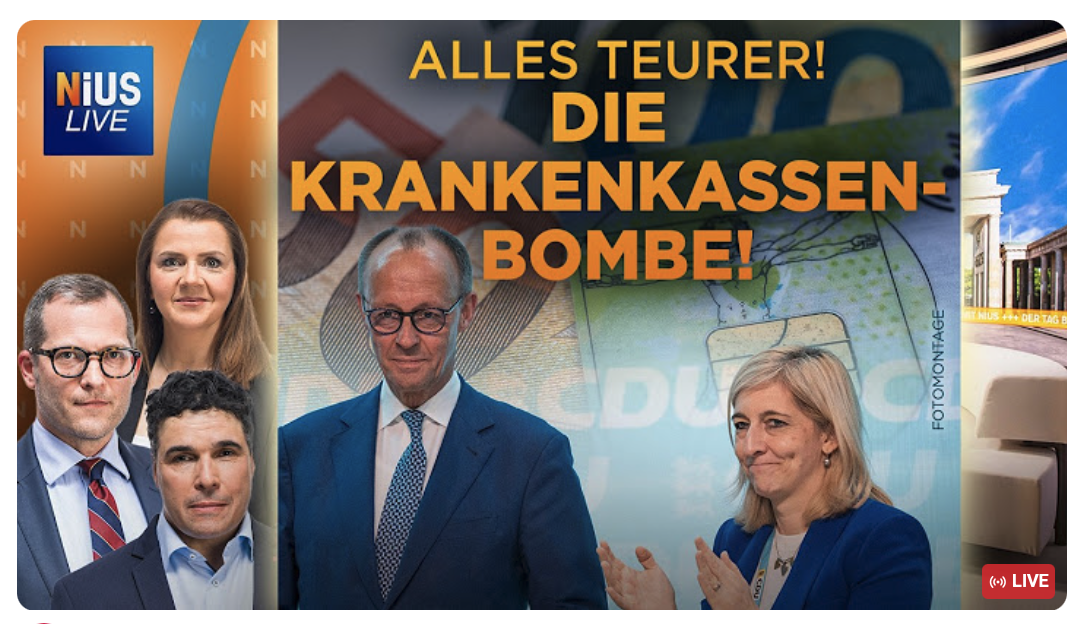 Kranke Kassen: Wie teuer es für uns alle wird, das Pleite-System zu retten | NIUS Live, 15.04.2026