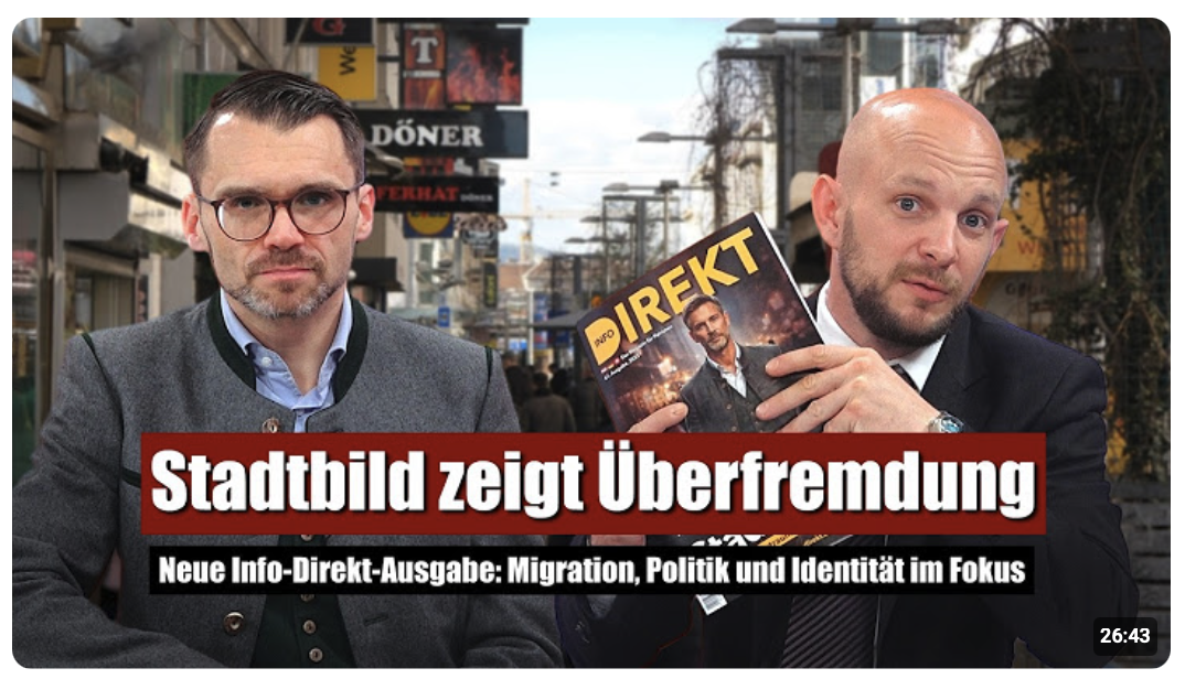 „Unser Stadtbild zeigt die Überfremdung“ – Wir sprechen Klartext