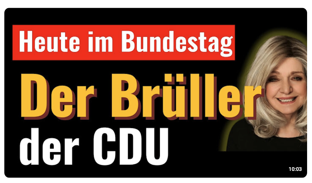 VÖLLIG DURCHGEKNALLT : CDU blamiert sich im Bundestag. Wende in Sicht?