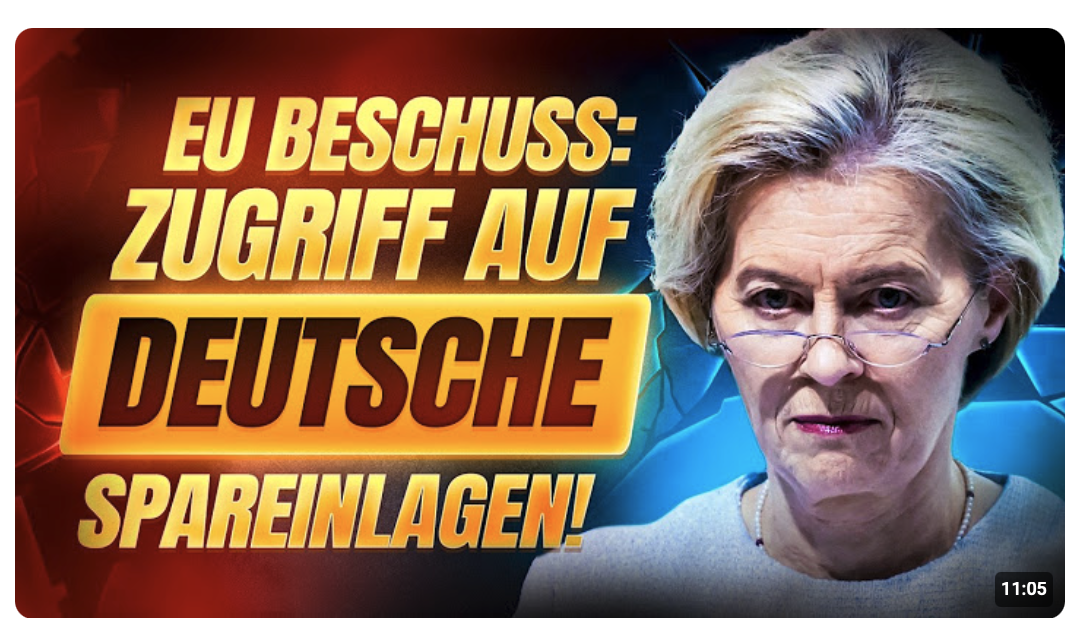 ZUGRIFF auf DEUTSCHE SPAREINLAGEN beschlossen! DAS musst du JETZT wissen!