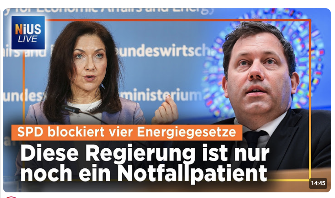Reiche vs. Klingbeil: Der offene Krieg um Deutschlands Energie-Zukunft | NIUS Live vom 17.04.2026
