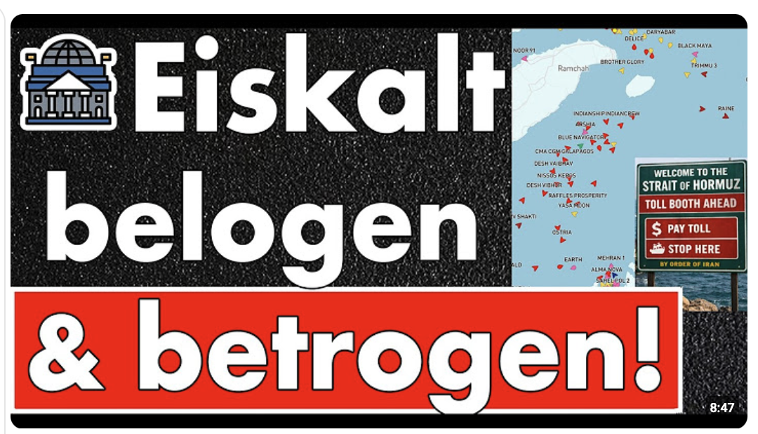 Kreuzfahrtschiff ist durch, der Rest muss Maut bezahlen & viele dürfen nicht durch! Große Lüge!