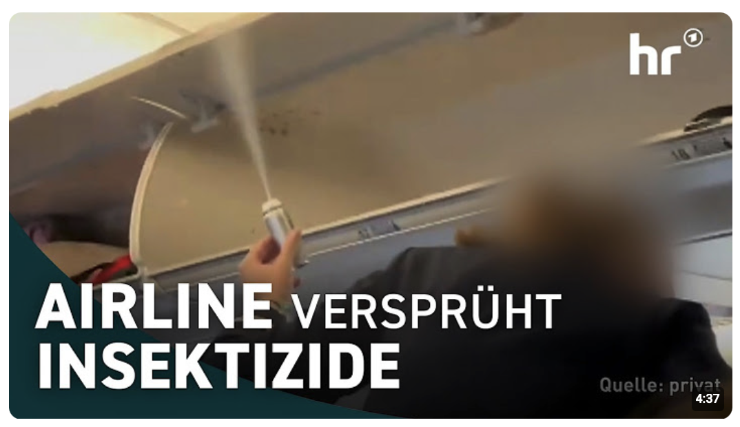 Insektizide im Flugzeug versprühen: Gefährlich oder unbedenklich?