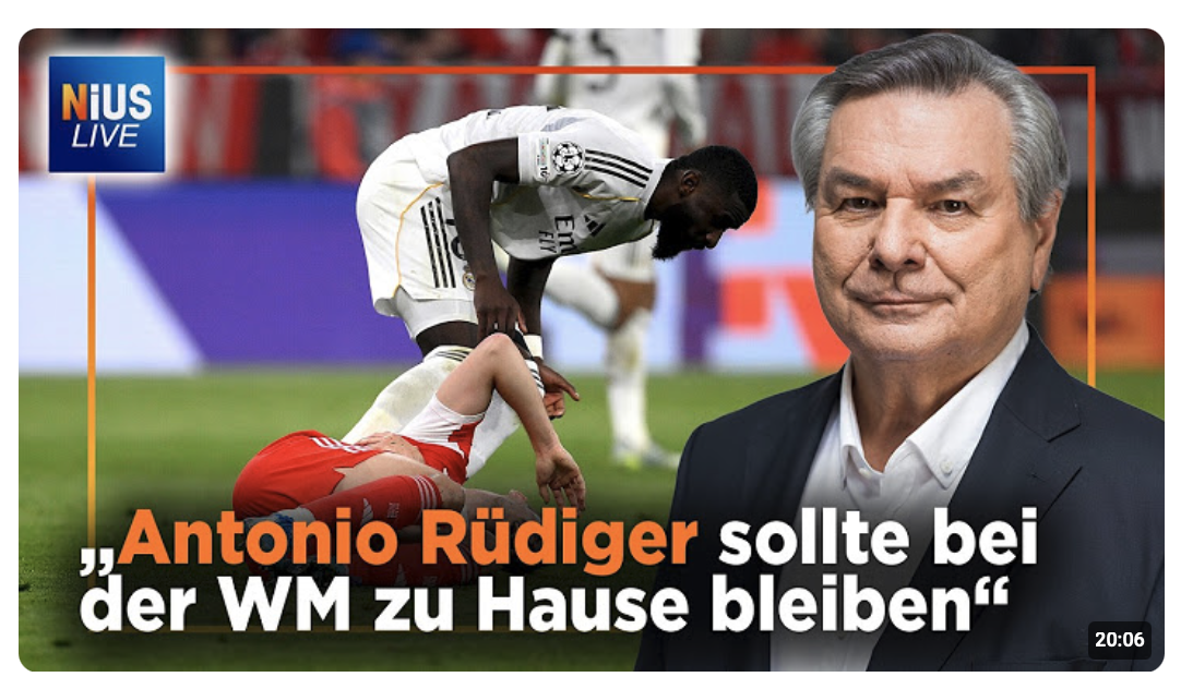 Antonio Rüdiger: „Lunte zu kurz“ – Waldi Hartmann fordert WM-Aus! 