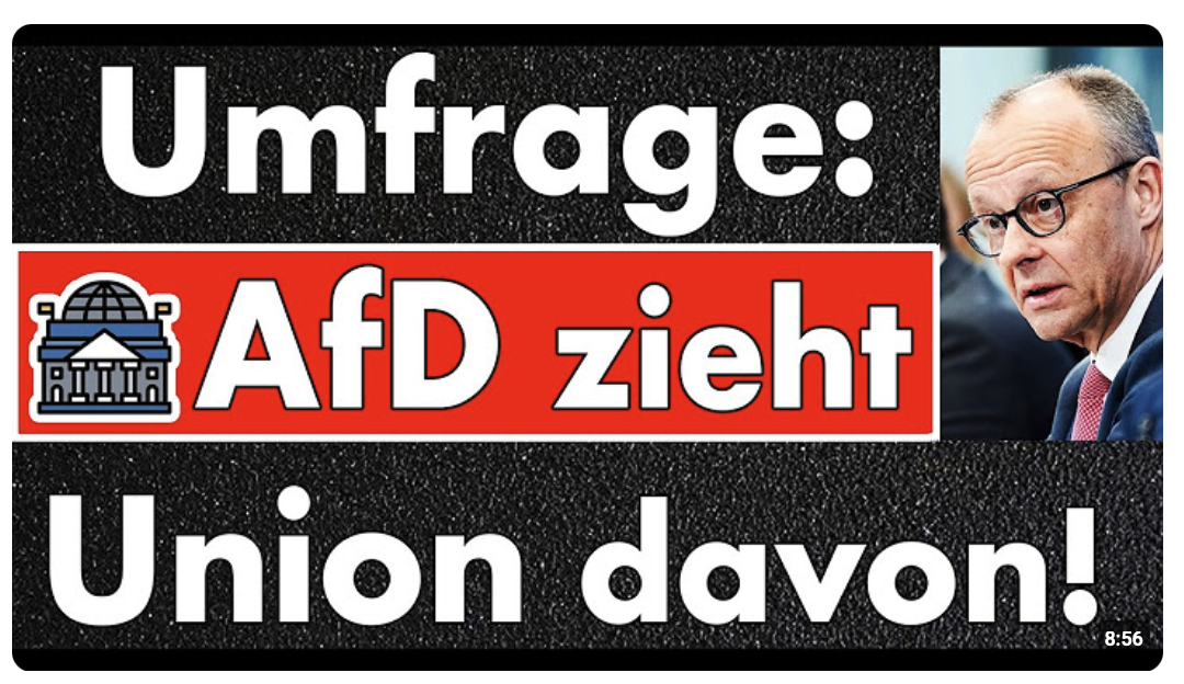 AfD zieht klar davon – Merz mit 76% Ablehnung: Unbeliebtester Kanzler weltweit!