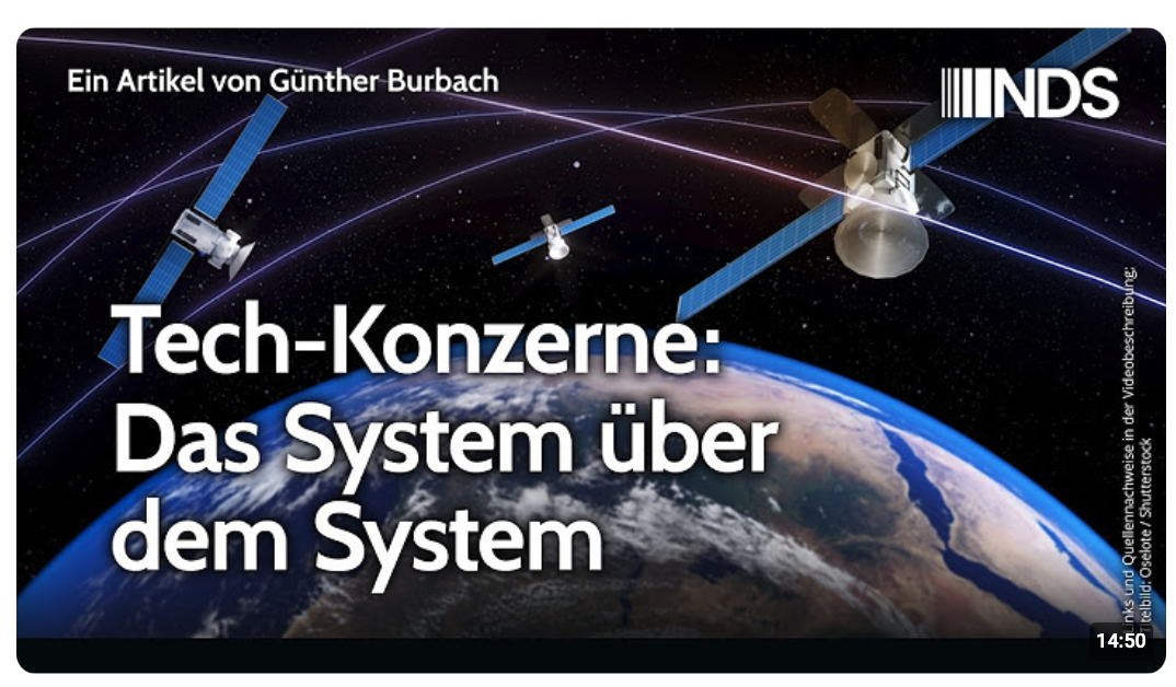 Tech-Konzerne: Das System über dem System | Günther Burbach | NachDenkSeiten-Podcast