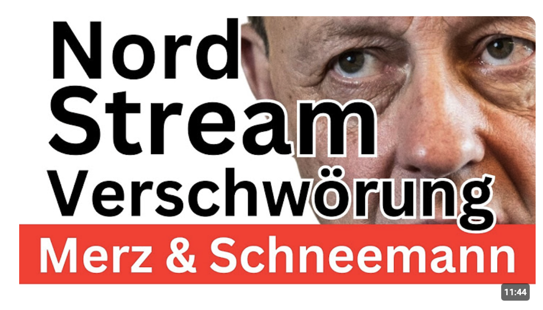 Merz blockiert Aufklärung  NordStream !