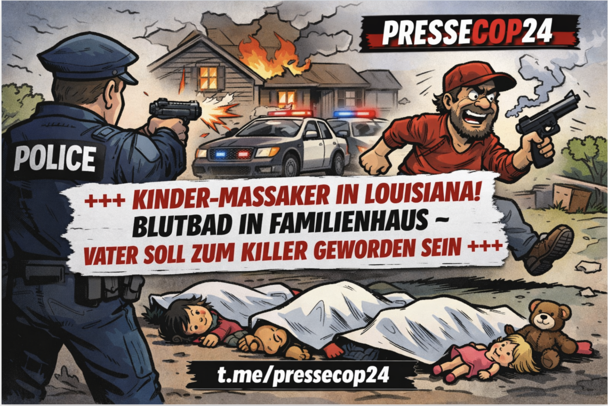 +++ KINDER-MASSAKER IN LOUISIANA! BLUTBAD IN FAMILIENHAUS – VATER SOLL ZUM KILLER GEWORDEN SEIN +++