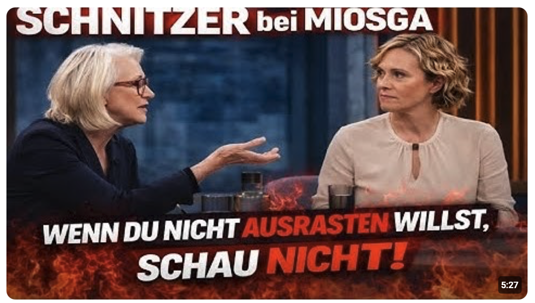 Unfassbar! Schnitzer sorgt bei Miosga für kompletten Ausraster!