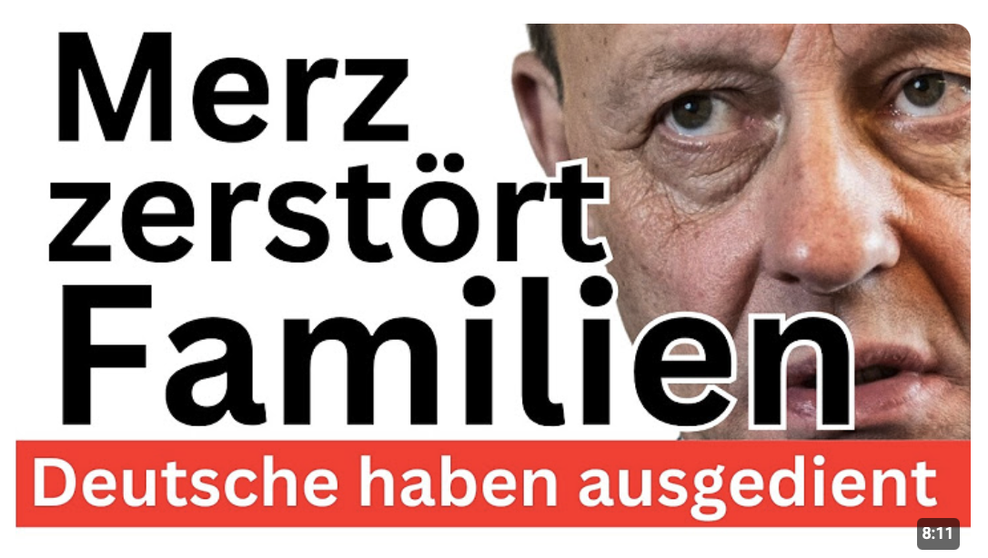 CDU Merz wollen Familien abschaffen 