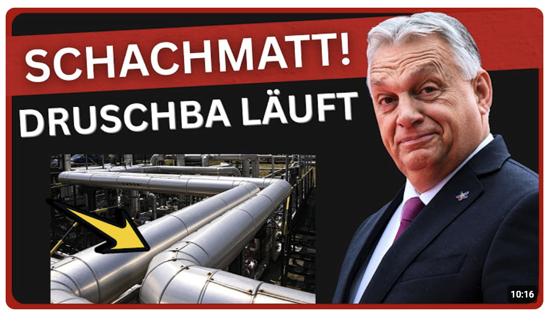 Druschba fließt WIEDER! — Orbáns letzter Zug blamiert Brüssel KOMPLETT!