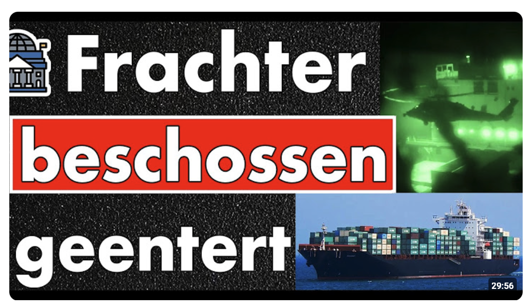Tanker beschossen & geentert! Nationaler Sicherheitsrat mit Merz will Kaffee trinken!