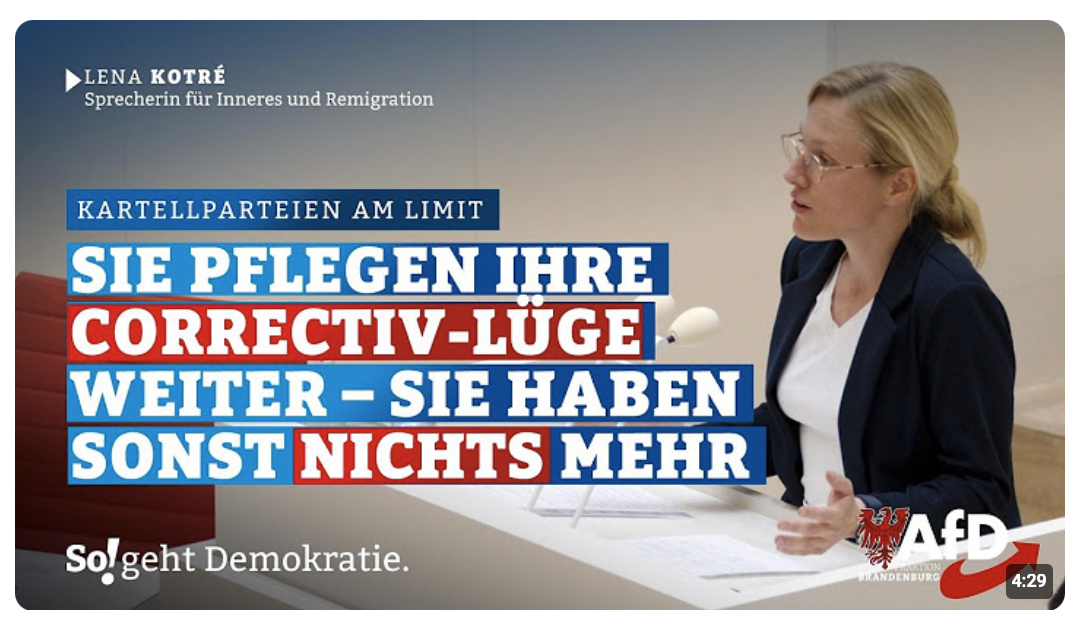 Kartellparteien am Ende: Immer noch kommt die Correctiv-Lüge