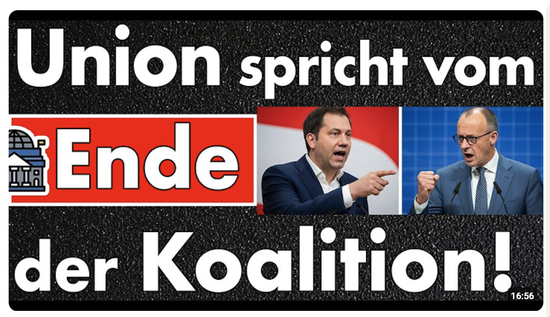 Union gegen SPD? Öffentliche Kritik an der Koalition? Der Anfang vom Ende! Es wird aber noch dauern!