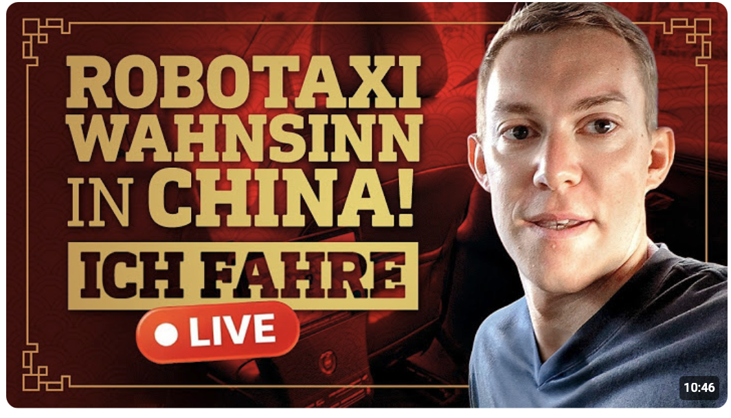 Ich bin LIVE gefahren! Mega-Trend Robo-Taxis!