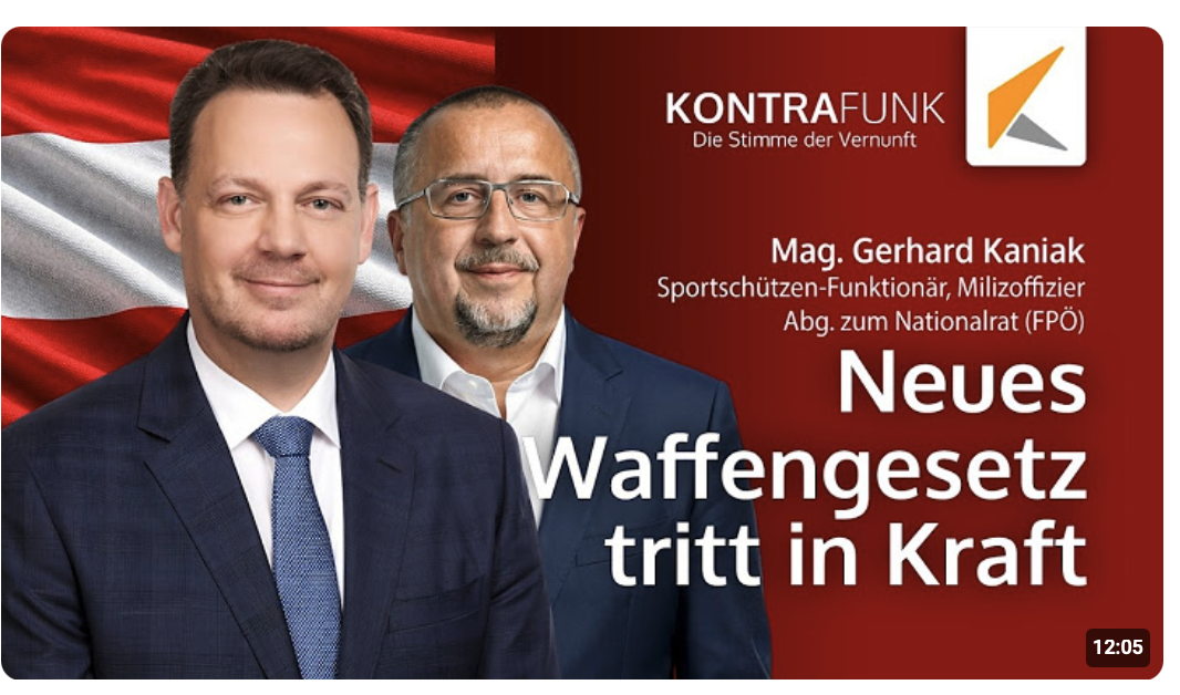 Österreichmagazin: Der zweite Teil der Waffenrechtsnovelle tritt in Kraft.