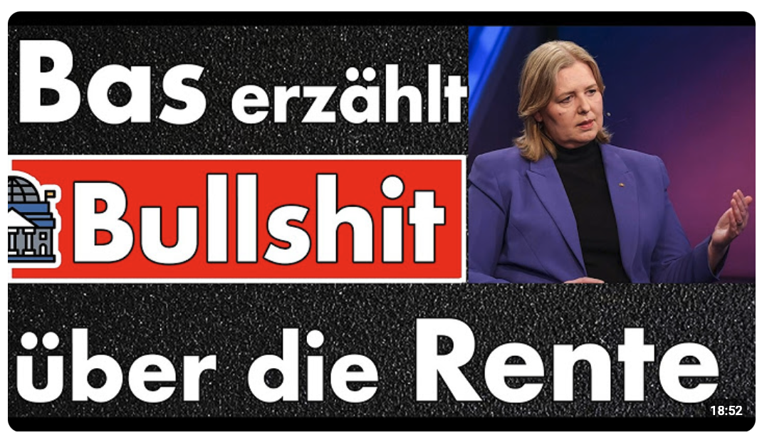 Ministerin erzählt Unwahrheiten über die Rente! Sie leugnet ihre eigene Aussage in 60 Sekunden!